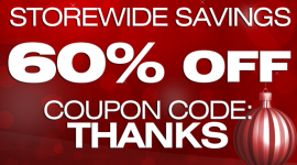 60% Off Storewide Savings 60% Off Storewide Savings
